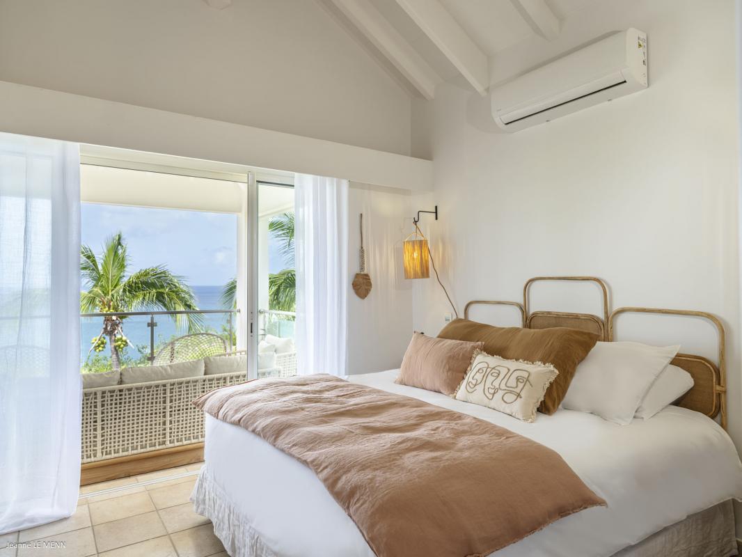 20 Villa à louer piscine vue mer Grand Case Saint Martin_chambre 1